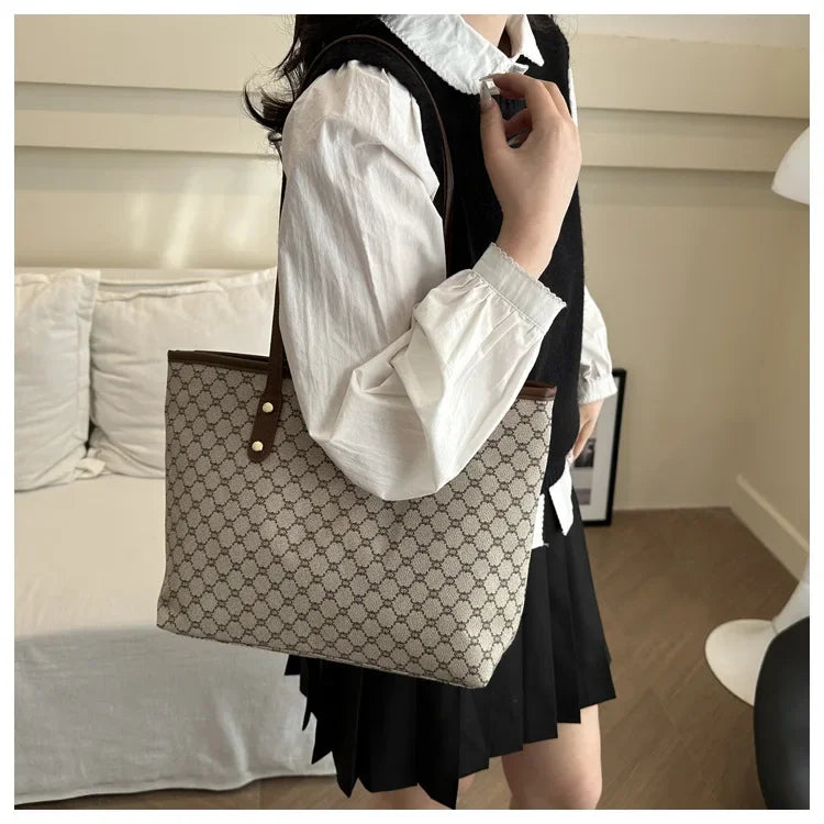 Borsa a Spalla Grande in Tela da Donna