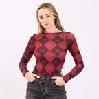 [2026] Maglia Misto Cashmere A Maniche Lunghe