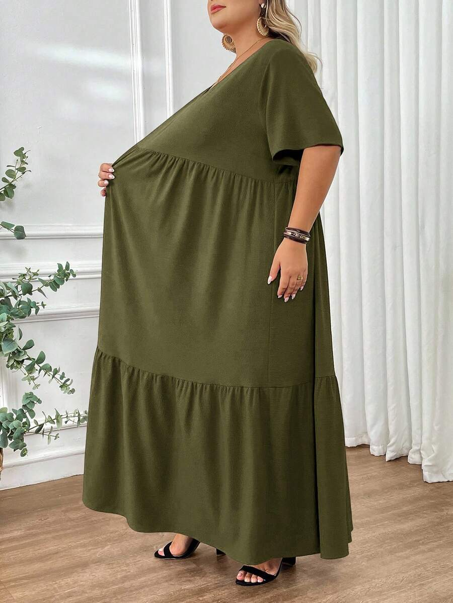 Robe d'été bohème grande taille pour femme