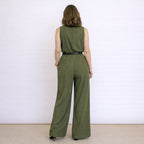 [2026.COUTURE] Jumpsuit Gessata Con Cintura
