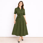 [2026.COUTURE] Jolie, Vestito Chemisier Con Cintura