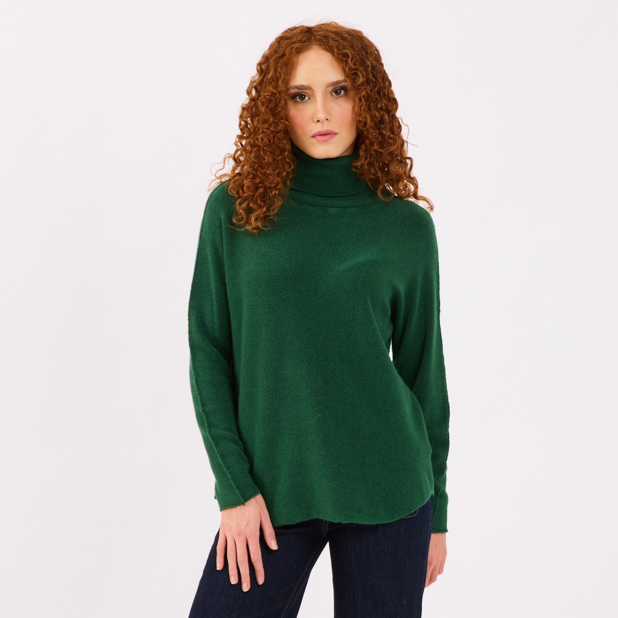 [2026] Charlie Max, Maglia Lunga Con Collo Alto Curvy