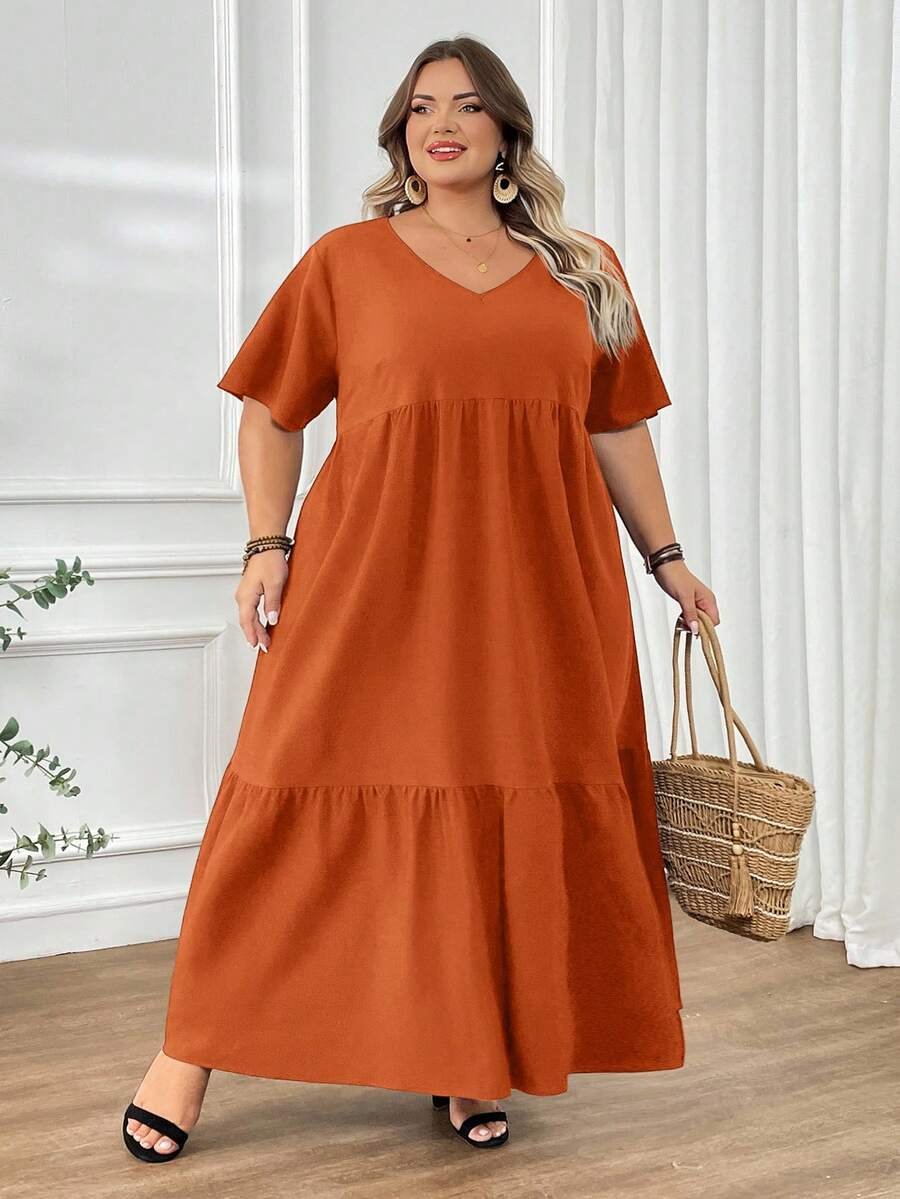 Robe d'été bohème grande taille pour femme