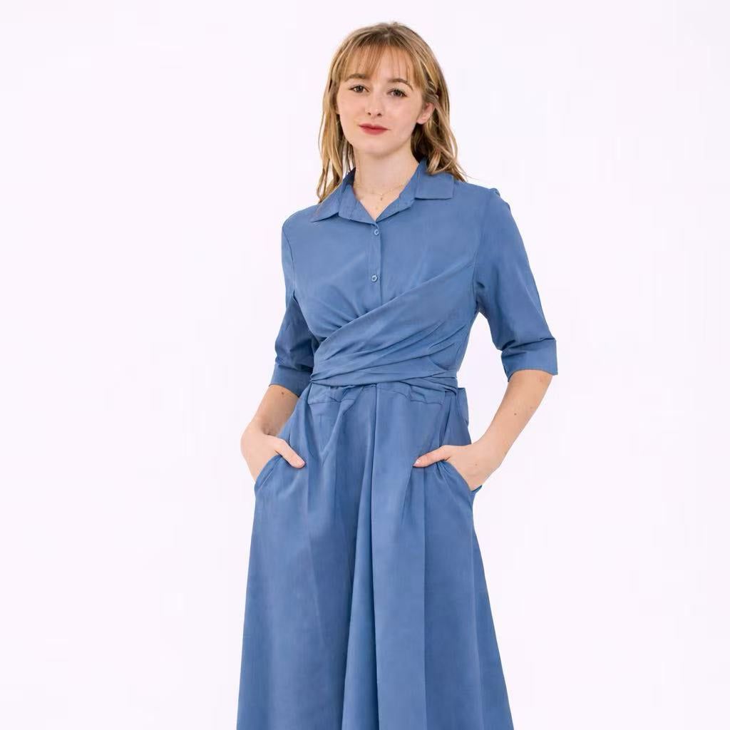 [2026.NOHO] Bea, Vestito Con Laccio In Vita