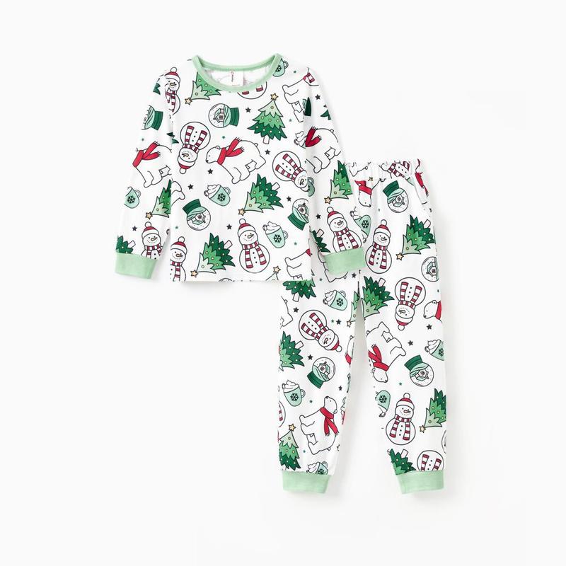 Pigiama Natalizio Morbido ed Elastico Coordinato per Famiglia Set a Maniche Lunghe Pigiama Fantasia MAMA&DADA per Donne Uomini Coppie Adulti Bambini, Pigiama Carino, Pigiama Comodo, Resistente alle Fiamme, autumntok, wintertok, BFCM Early Bird