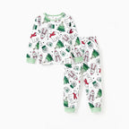 Pigiama Natalizio Morbido ed Elastico Coordinato per Famiglia Set a Maniche Lunghe Pigiama Fantasia MAMA&DADA per Donne Uomini Coppie Adulti Bambini, Pigiama Carino, Pigiama Comodo, Resistente alle Fiamme, autumntok, wintertok, BFCM Early Bird