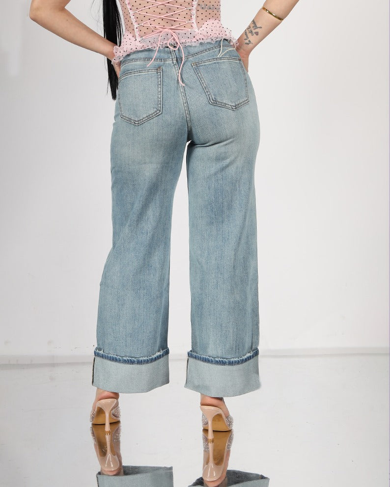 Jeans piegati