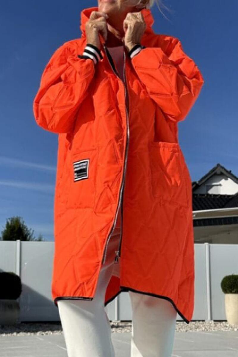 Manteau décontracté à capuche pour femme