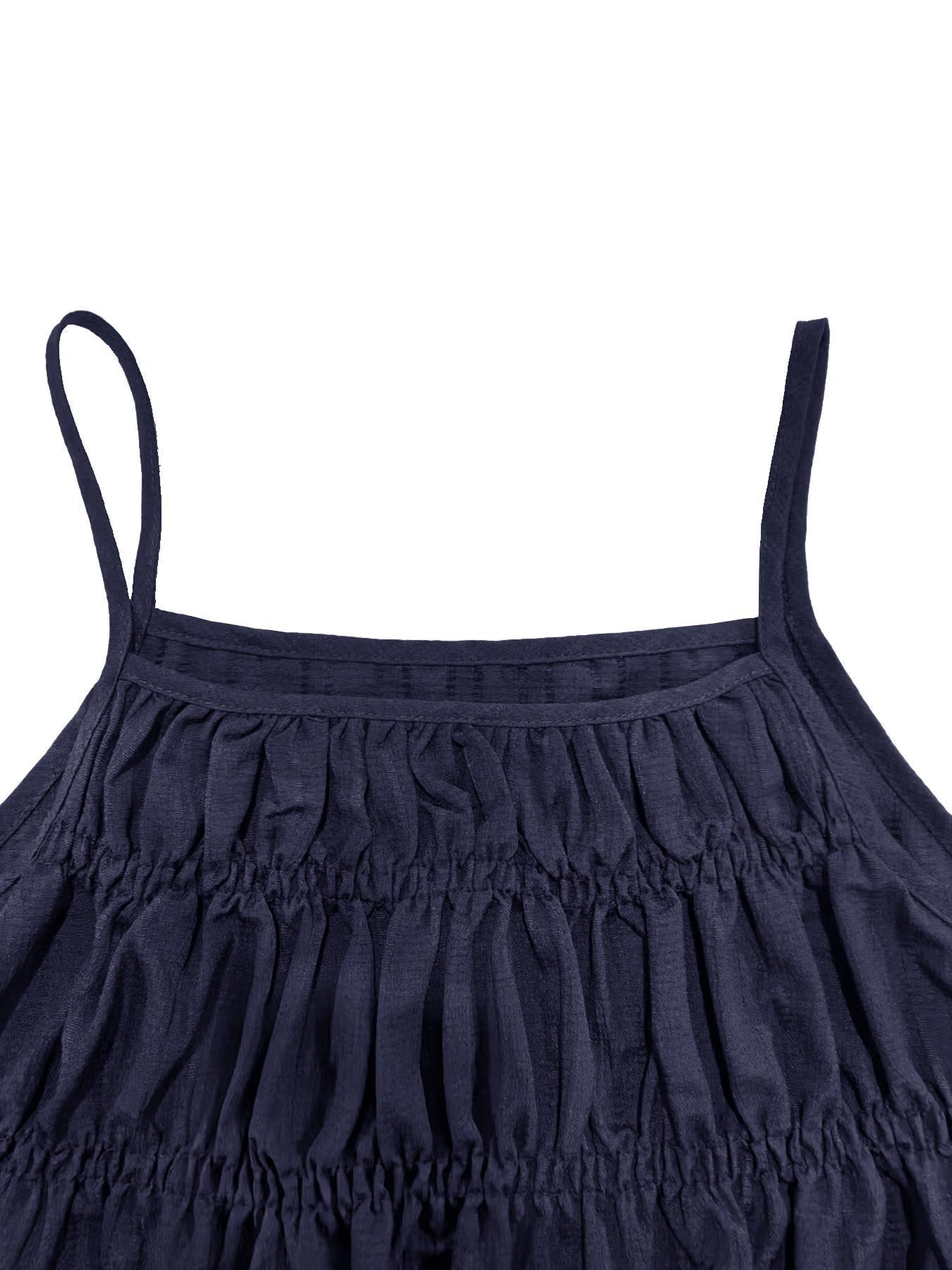 Completo da due pezzi da donna tinta unita: top con spalline sottili e pantaloni a gamba larga