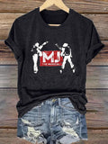 T-shirt musicale da donna
