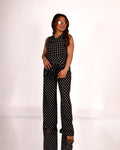 COMPLETO ELEGANTE A POIS
