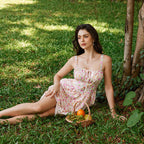 Mini-robe Corset Fleurie, Style Décontracté et Vacances