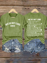 Retro Funny WDNC Club Menopause Perimenopause Print T-Shirt