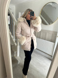 Cappotto in pelliccia sintetica
