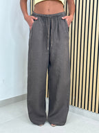 Pantalone 100% lino