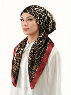 Hijab Foulard en Satin Élégant, Tissu Doux et Respirant, Absorption Facile de la Transpiration, Parfait pour le Quotidien, Conception Ajustée et Élastique, Foulard