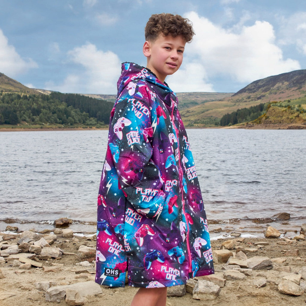 Peignoir de séchage résistant à l'eau pour enfants