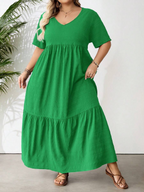 Robe d'été bohème grande taille pour femme
