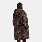 Peignoir de Séchage Imperméable Coupe-Vent, Robe de Changement Doublée Polaire Sherpa Douce, Manteau Veste à Capuche Surdimensionné à Manches Longues pour Enfants, Adultes, Hommes, Femmes, Surf, Plage, Natation, Restez au Sec