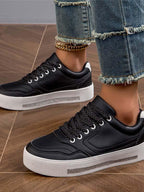 Chaussures décontractées à semelle souple et légère, respirantes, blanches