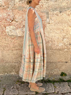 Robe décontractée sans manches imprimée pour femme