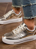 Chaussures décontractées à semelle souple et légère, respirantes, blanches