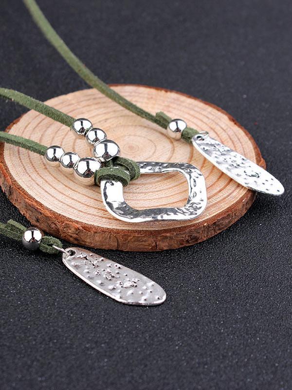 Collier de corde en velours réglable