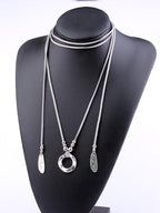 Collier de corde en velours réglable