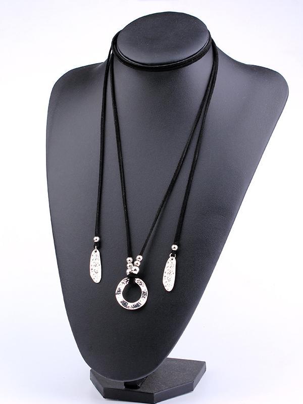 Collier de corde en velours réglable