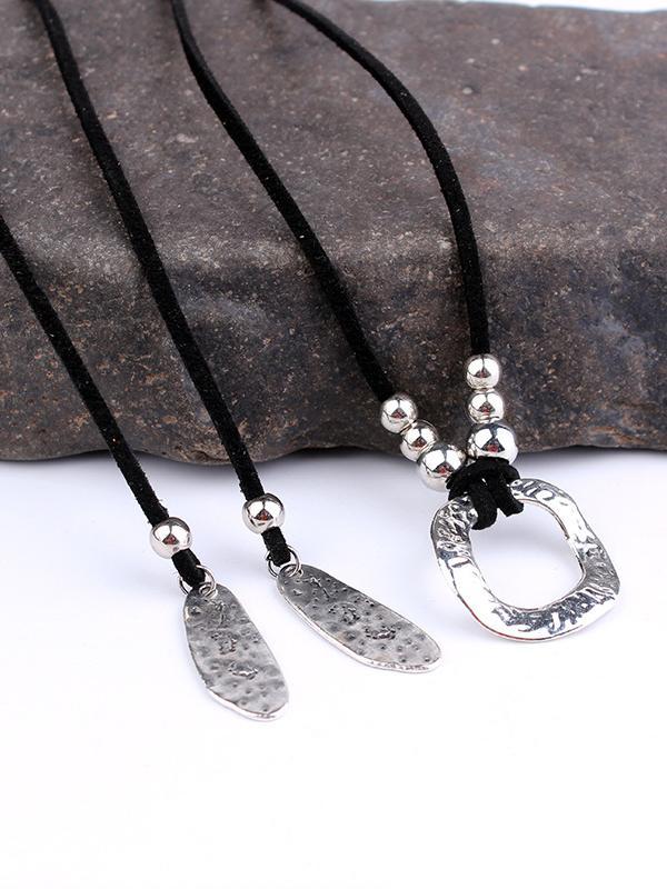 Collier de corde en velours réglable