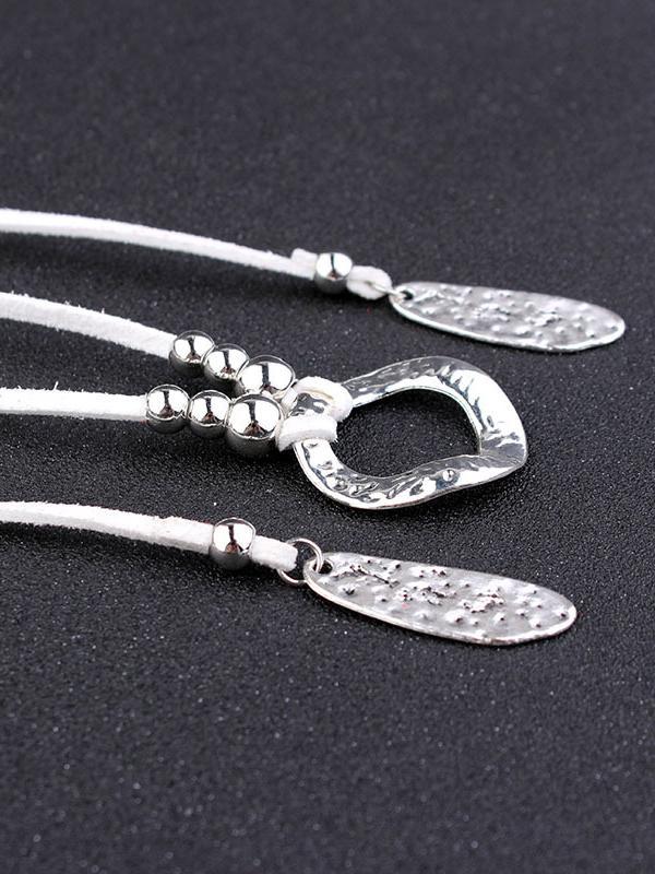 Collier de corde en velours réglable