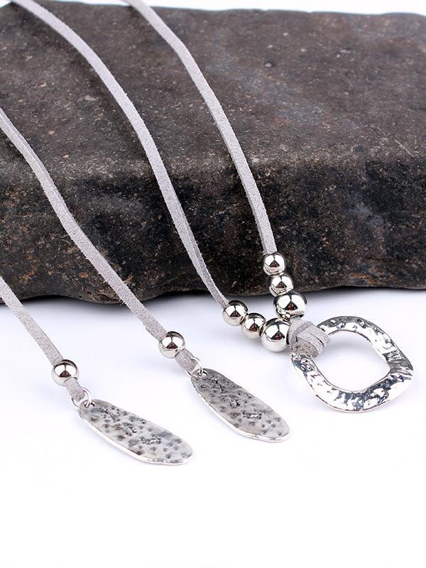 Collier de corde en velours réglable