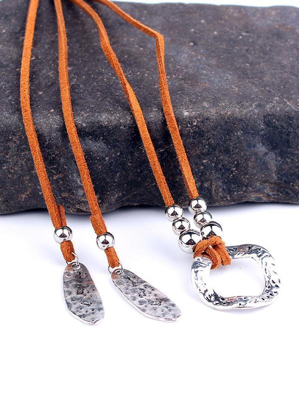 Collier de corde en velours réglable